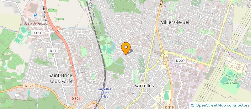 localisation de l'entreprise GABY  SARCELLES