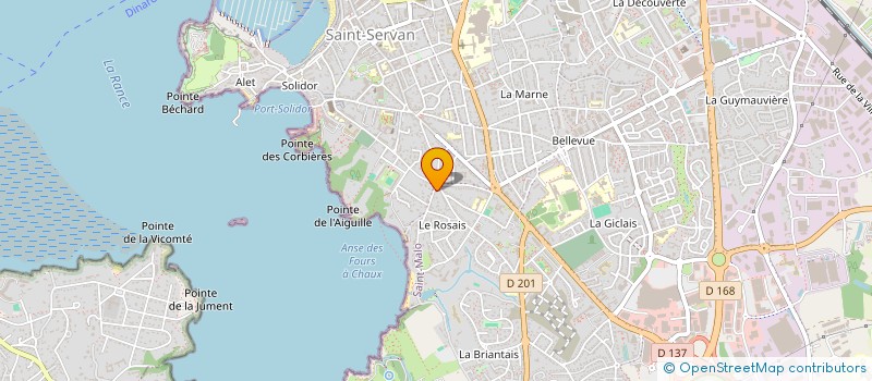 localisation de l'entreprise GABY  SAINT-MALO