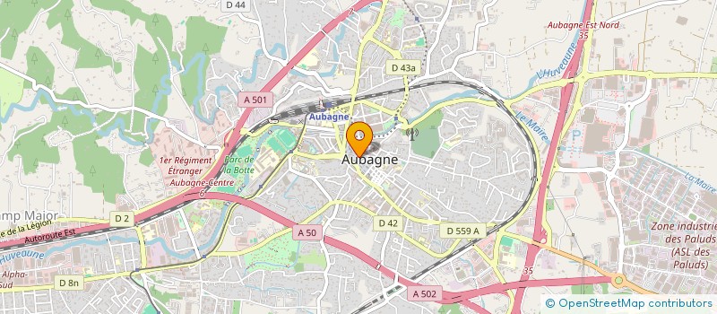 localisation de l'entreprise GABY  AUBAGNE