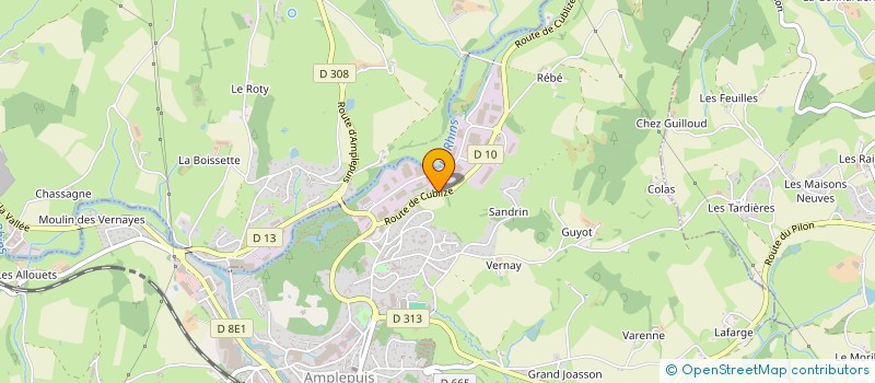 localisation de l'entreprise GABY  AMPLEPUIS