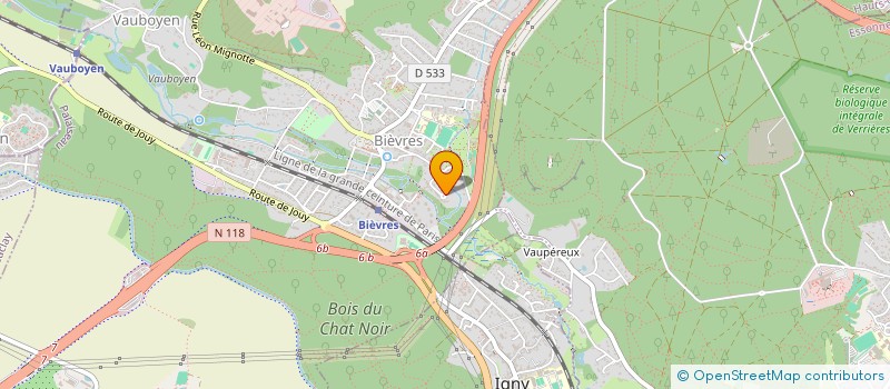 localisation de l'entreprise GABY BIEVRES  BIEVRES