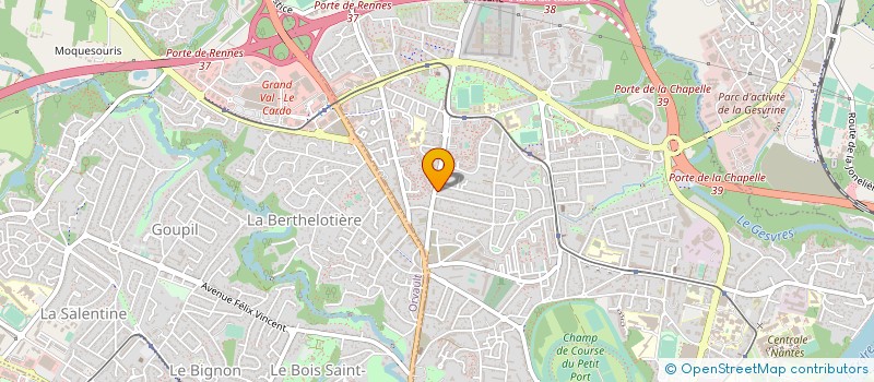 localisation de l'entreprise GABY'COIFF à NANTES
