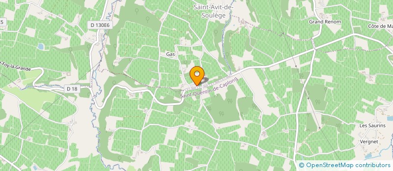 localisation de l'entreprise GABY DEBROUSSAILLAGE  SAINT-AVIT-DE-SOULEGE