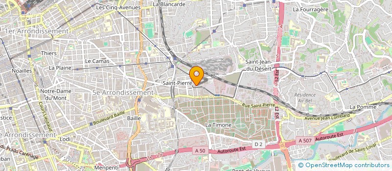 localisation de l'entreprise GABY-HOTELLERIE à MARSEILLE