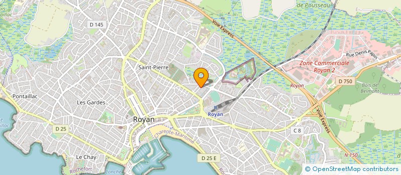 localisation de l'entreprise GABY LACOUR  ROYAN