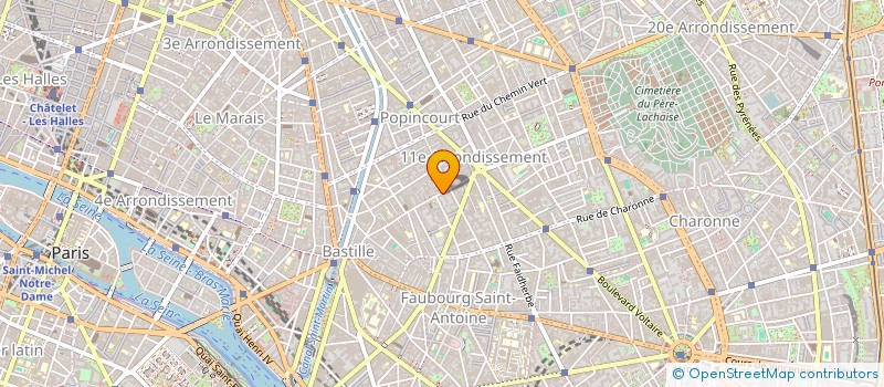 localisation de l'entreprise GABY PEINTURE  PARIS