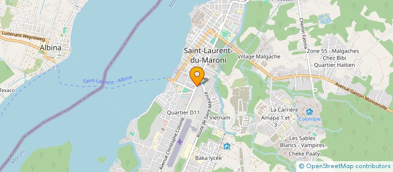 localisation de l'entreprise GABY PLACE à SAINT-LAURENT-DU-MARONI