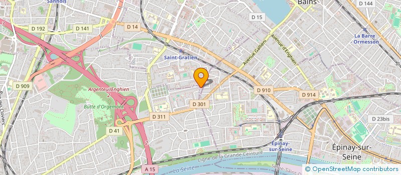 localisation de l'entreprise GABY TRANSPORT  SAINT-GRATIEN