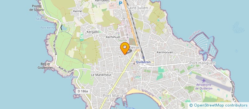 localisation de l'entreprise GABYC  QUIBERON