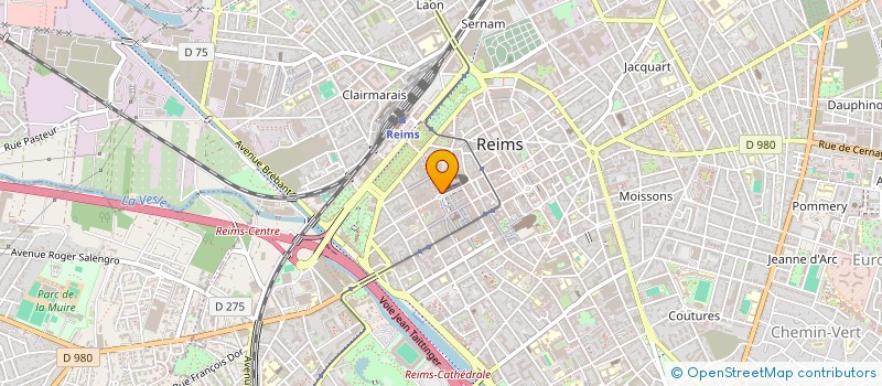 localisation de l'entreprise GABYLOU ERLON  REIMS