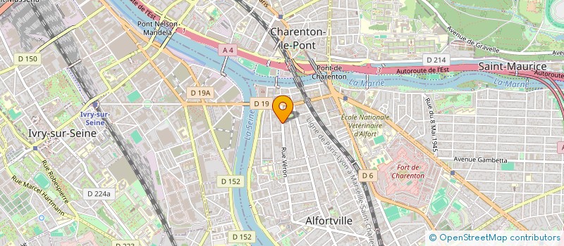 localisation de l'entreprise GABYMATH à ALFORTVILLE