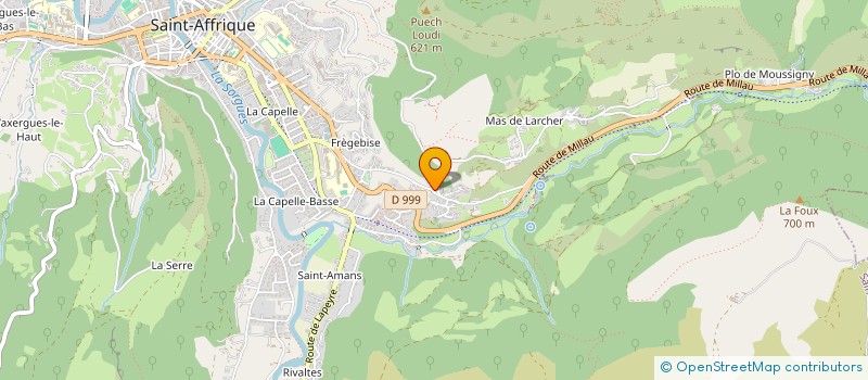 localisation de l'entreprise GAC 12  SAINT-AFFRIQUE