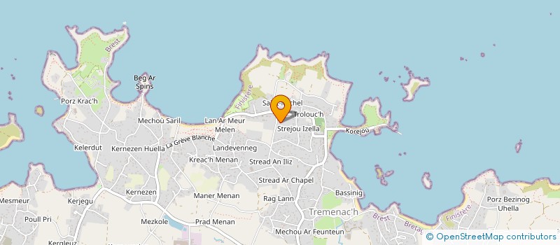 localisation de l'entreprise GAC  PLOUGUERNEAU