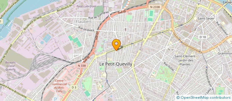 localisation de l'entreprise GAC à PETIT-COURONNE