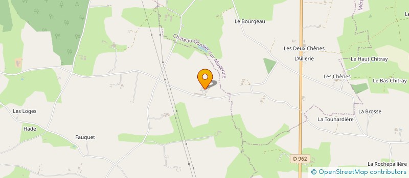 localisation de l'entreprise GAC DE LA CHATAIGNERAIE  CHEMAZE