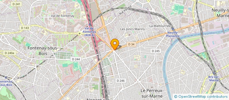 localisation de l'entreprise GAC IMMO SCI  LE PERREUX-SUR-MARNE