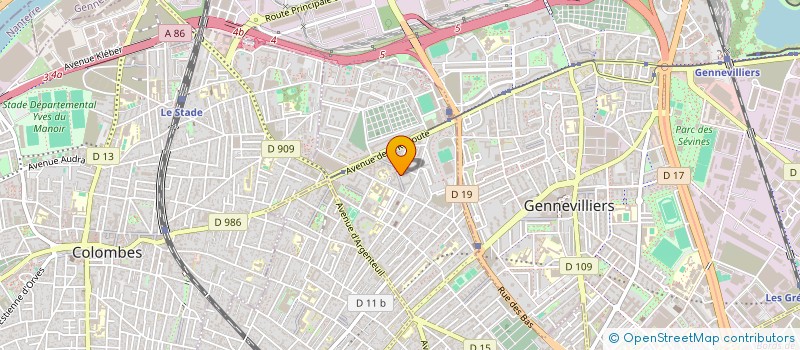 localisation de l'entreprise GAC RENOVATION à ASNIERES-SUR-SEINE