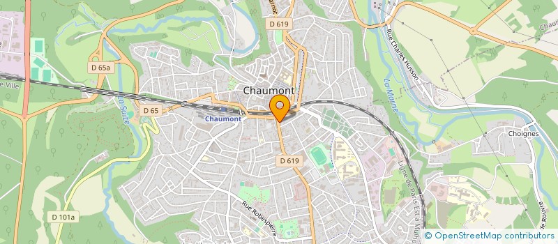 localisation de l'entreprise GAC SERVICES à CHAUMONT