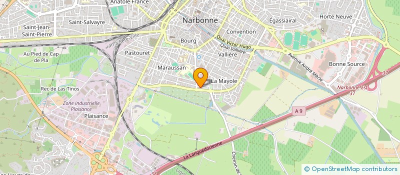 localisation de l'entreprise GACA à NARBONNE