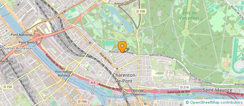 localisation de l'entreprise GACAMA  CHARENTON-LE-PONT