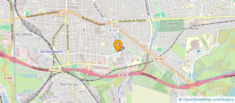 localisation de l'entreprise GACC KIDSGROUPEMENT ARTISTIQUE ET CHOREGRAPHIQUE DE CALAIS KIDS  CALAIS