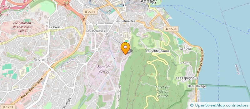 localisation de l'entreprise GACCHUS à BIDART