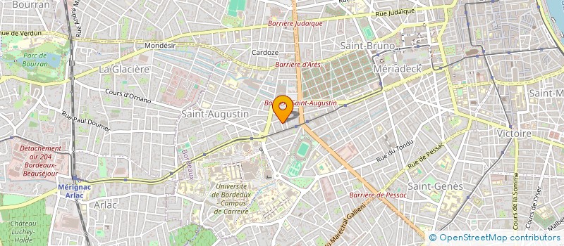 localisation de l'entreprise GACD  BORDEAUX