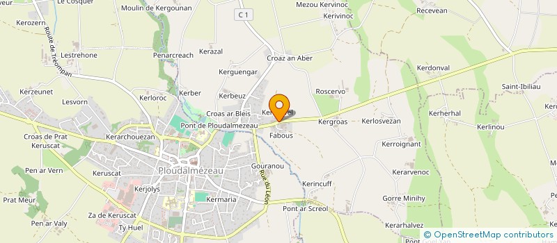 localisation de l'entreprise GACELM  LAMPAUL-PLOUDALMEZEAU