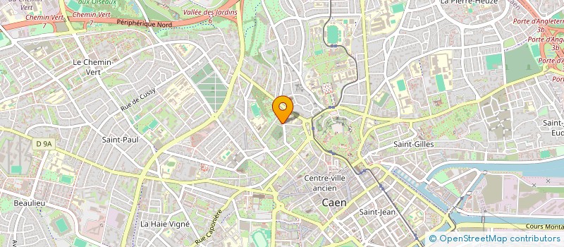 localisation de l'entreprise GACH-FAUTREL PROPRIETES à CAEN