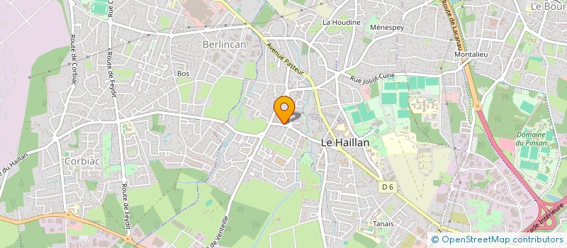 localisation de l'entreprise GACHADA  LE HAILLAN