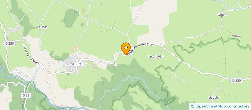 localisation de l'entreprise GACHAVE à ANTIGNAC