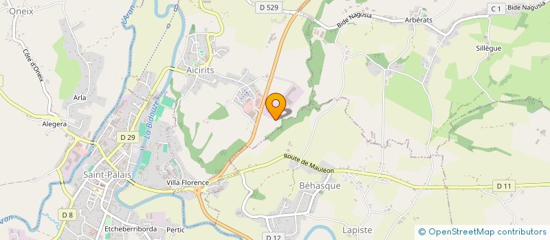 localisation de l'entreprise GACHEN à AICIRITS-CAMOU-SUHAST