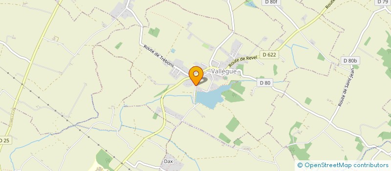 localisation de l'entreprise GACHES à VALLEGUE