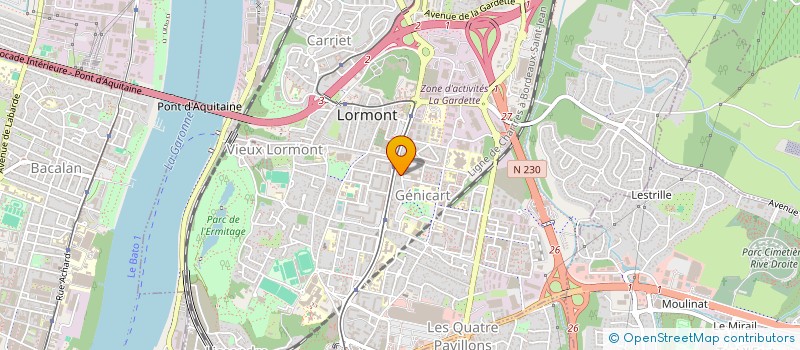 localisation de l'entreprise GACHET  LORMONT