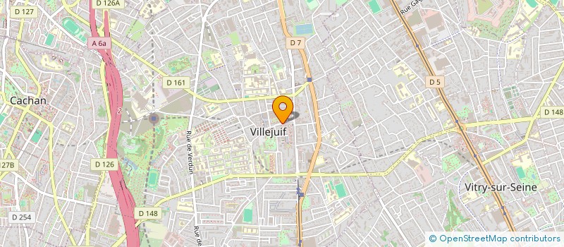 localisation de l'entreprise GACHET ET VERGNOT à VILLEJUIF