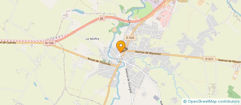 localisation de l'entreprise GACI  SOUAL