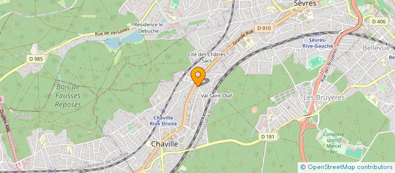 localisation de l'entreprise GACI AND CO à CHAVILLE