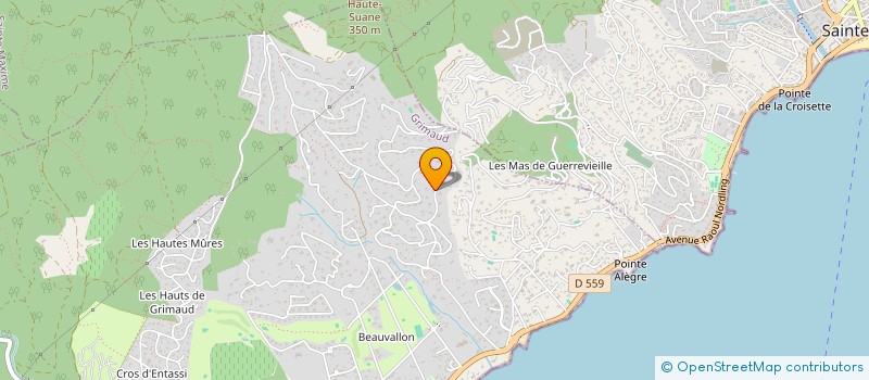 localisation de l'entreprise GACJAC à GRIMAUD