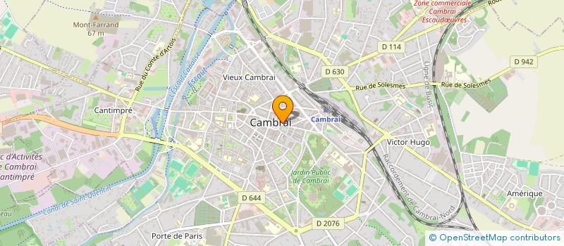 localisation de l'entreprise GACKIERE PATRIMOINE à CAMBRAI