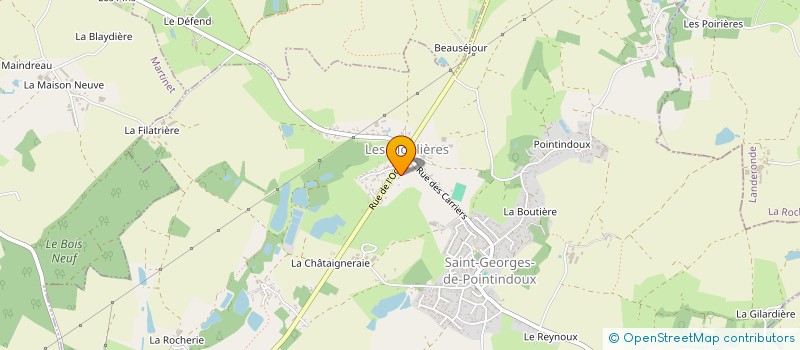 localisation de l'entreprise GACL  SAINT-GEORGES-DE-POINTINDOUX