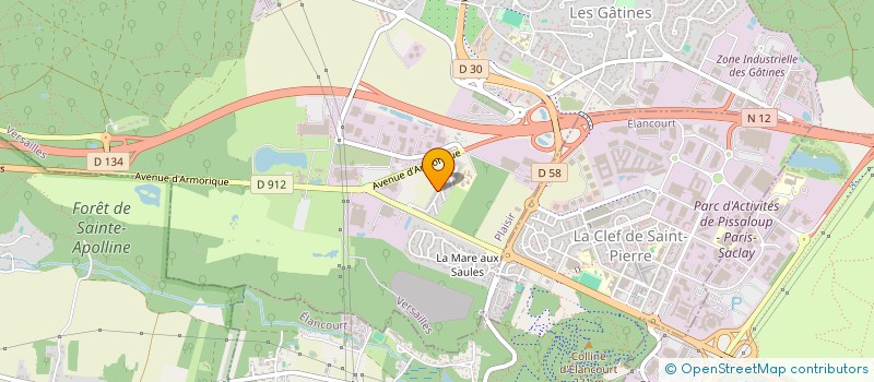 localisation de l'entreprise GACO  PLAISIR