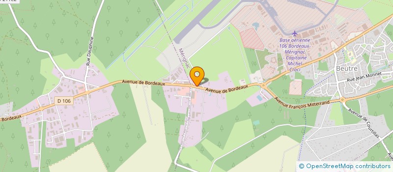 localisation de l'entreprise GAD à MERIGNAC