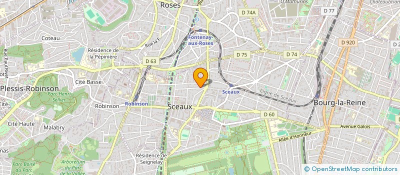 localisation de l'entreprise GAD à SCEAUX