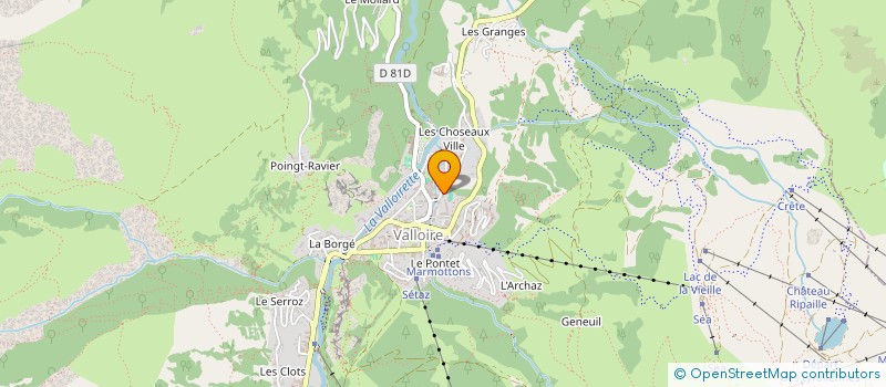 localisation de l'entreprise GAD à VALLOIRE