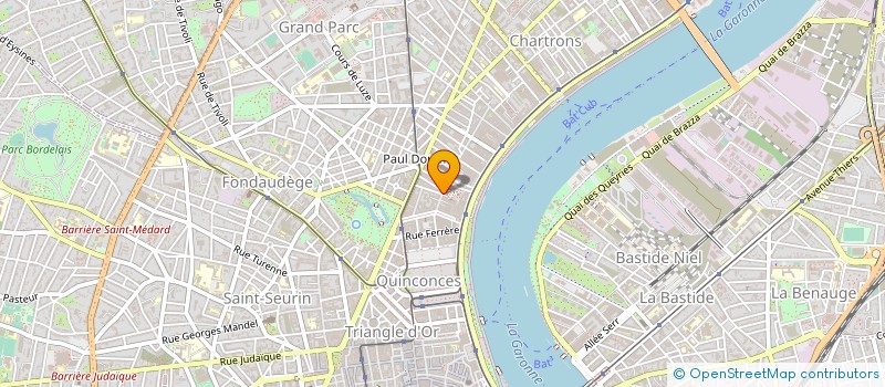 localisation de l'entreprise GAD  BORDEAUX