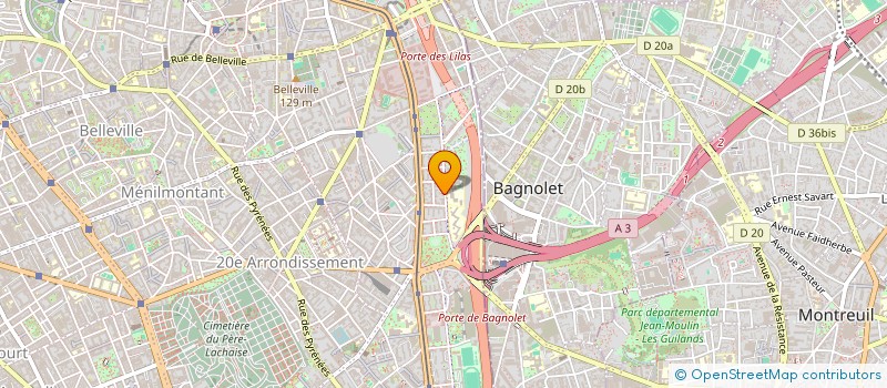 localisation de l'entreprise GAD  PARIS