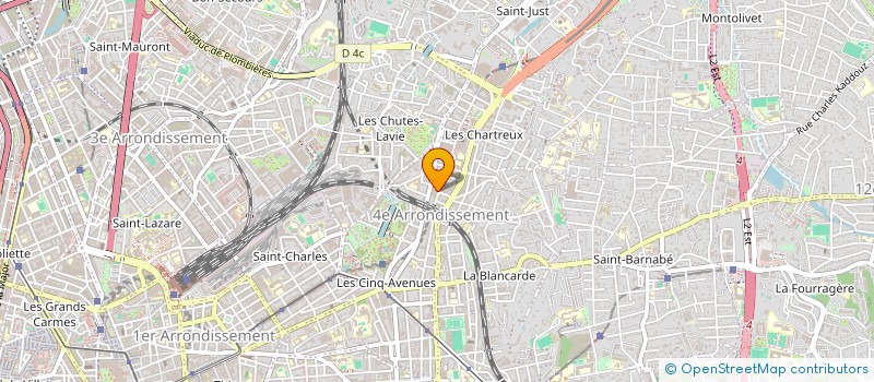 localisation de l'entreprise GAD 50  MARSEILLE
