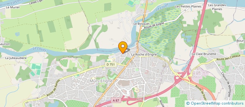 localisation de l'entreprise GAD  MURS-ERIGNE