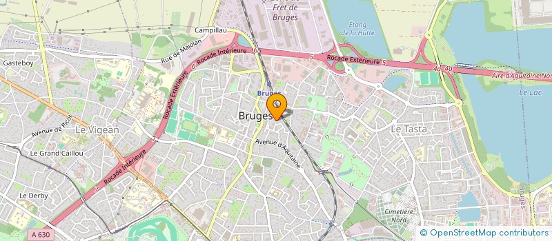 localisation de l'entreprise GAD  BRUGES