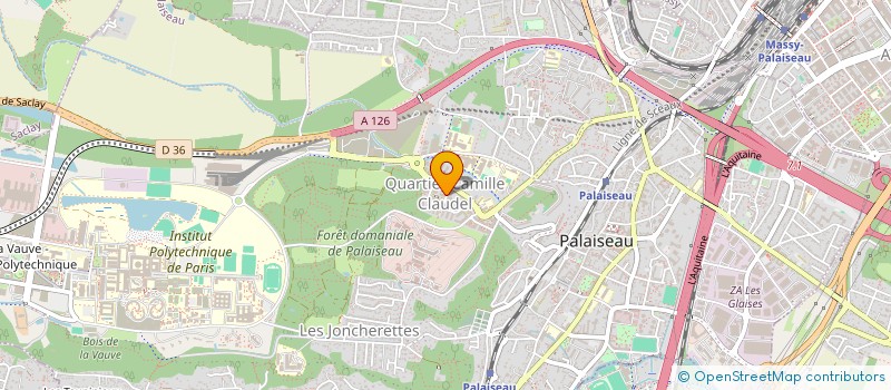 localisation de l'entreprise GAD DUBOIS à PALAISEAU